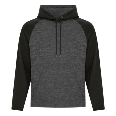 ATC&TRADE; DYNAMIC HEATHER FLEECE TWO TONE HOODED SWEATSHIRT F2047 Thumbnail