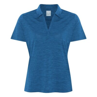 CALLAWAY BROKEN STRIPE TEXTURE LADIES' POLO CGW751 Thumbnail
