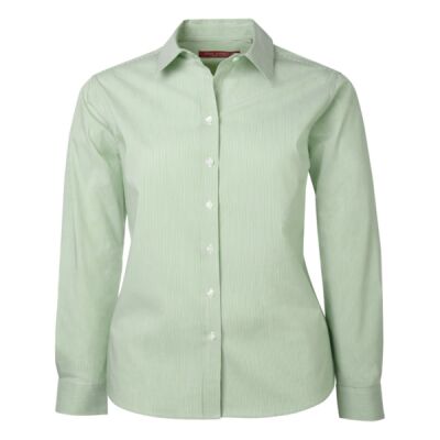 COAL HARBOUR&REG; MINI STRIPE STRETCH WOVEN LADIES' SHIRT L6006 Thumbnail