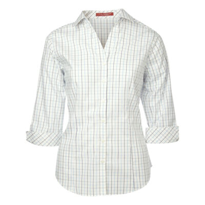 COAL HARBOUR&REG; TATTERSALL CHECK LADIES' WOVEN  SHIRT L6005 Thumbnail