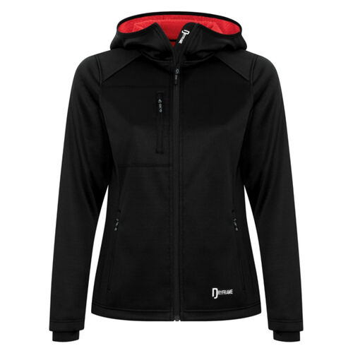 DRYFRAME® BONDED TECH FLEECE FULL ZIP HOODED LADIES' JACKET DF7687L Thumbnail