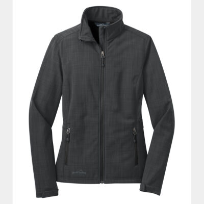 EDDIE BAUER&reg; SHADED CROSSHATCH SOFT SHELL LADIES' JACKET EB533 Thumbnail
