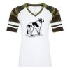 ATC™ EUROSPUN® RING SPUN BASEBALL LADIES' TEE ATC0822L Thumbnail