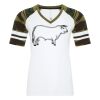 ATC&TRADE; EUROSPUN&REG; RING SPUN BASEBALL LADIES' TEE ATC0822L Thumbnail