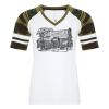 ATC&TRADE; EUROSPUN&REG; RING SPUN BASEBALL LADIES' TEE ATC0822L Thumbnail