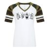 ATC&TRADE; EUROSPUN&REG; RING SPUN BASEBALL LADIES' TEE ATC0822L Thumbnail